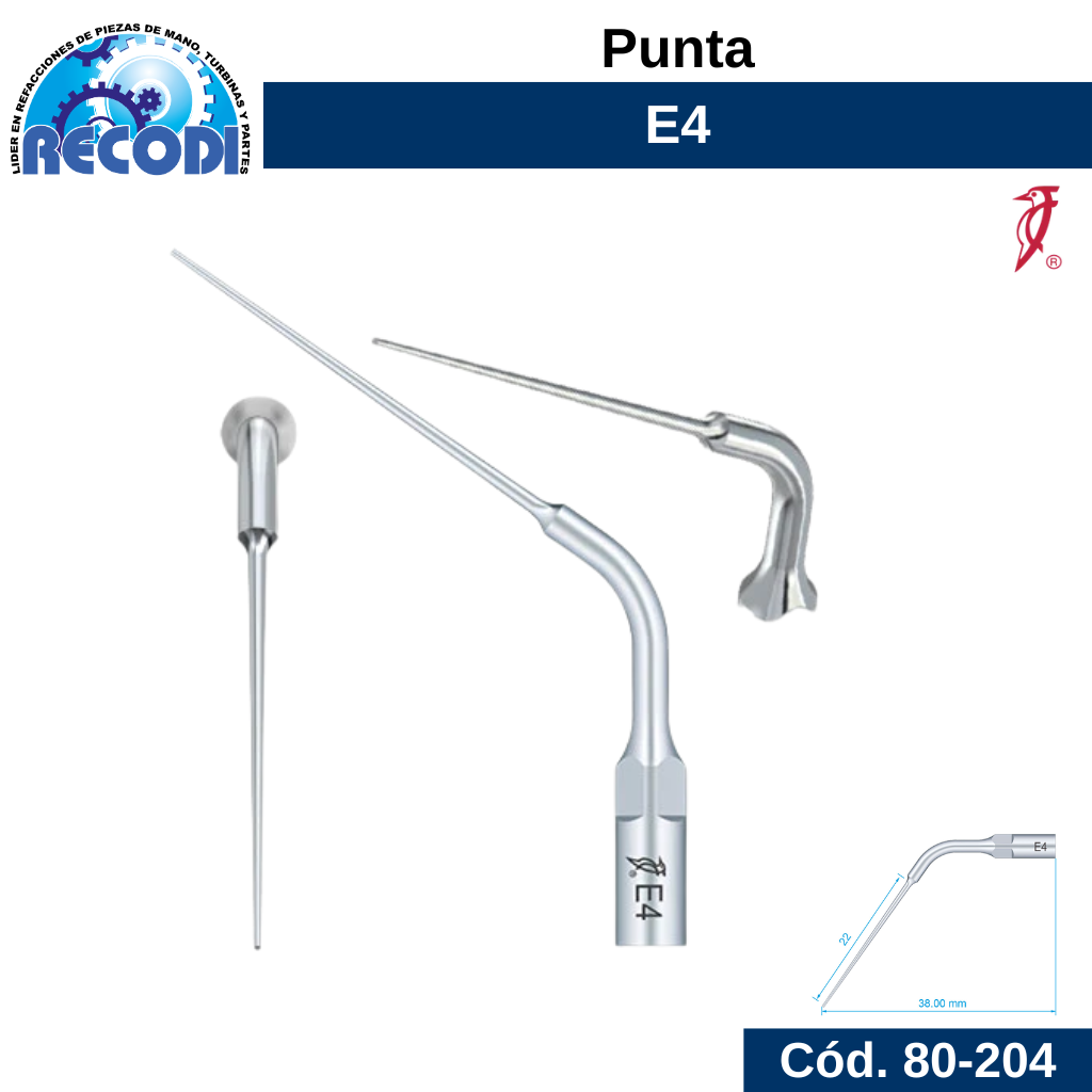 Punta escariador P2LD
