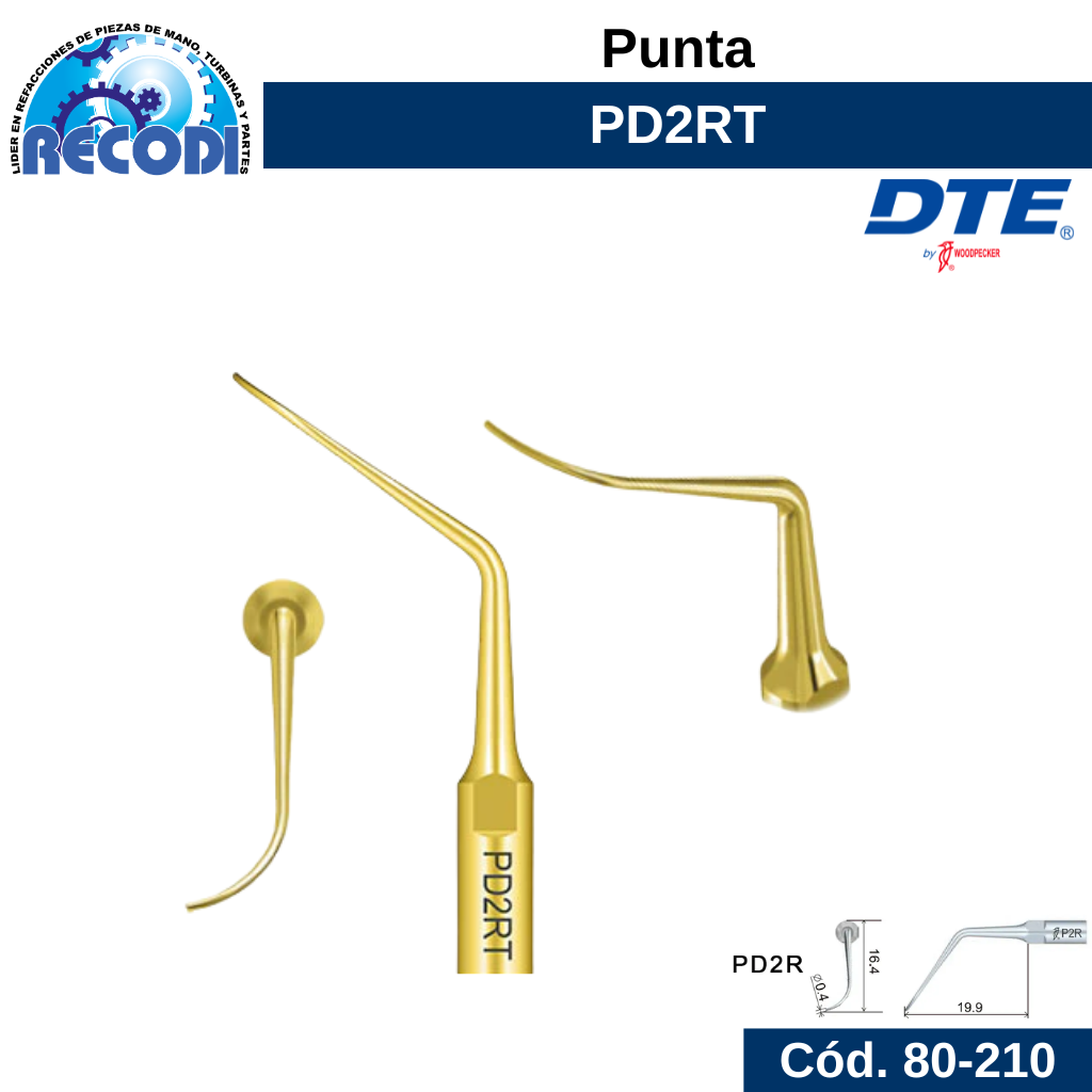 Punta escariador PD2RT