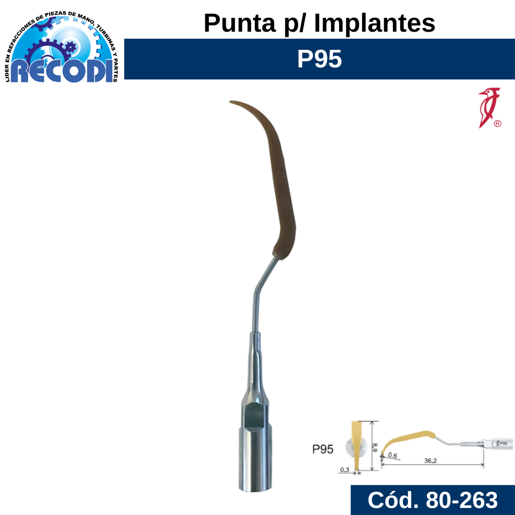 Punta Implantes P95