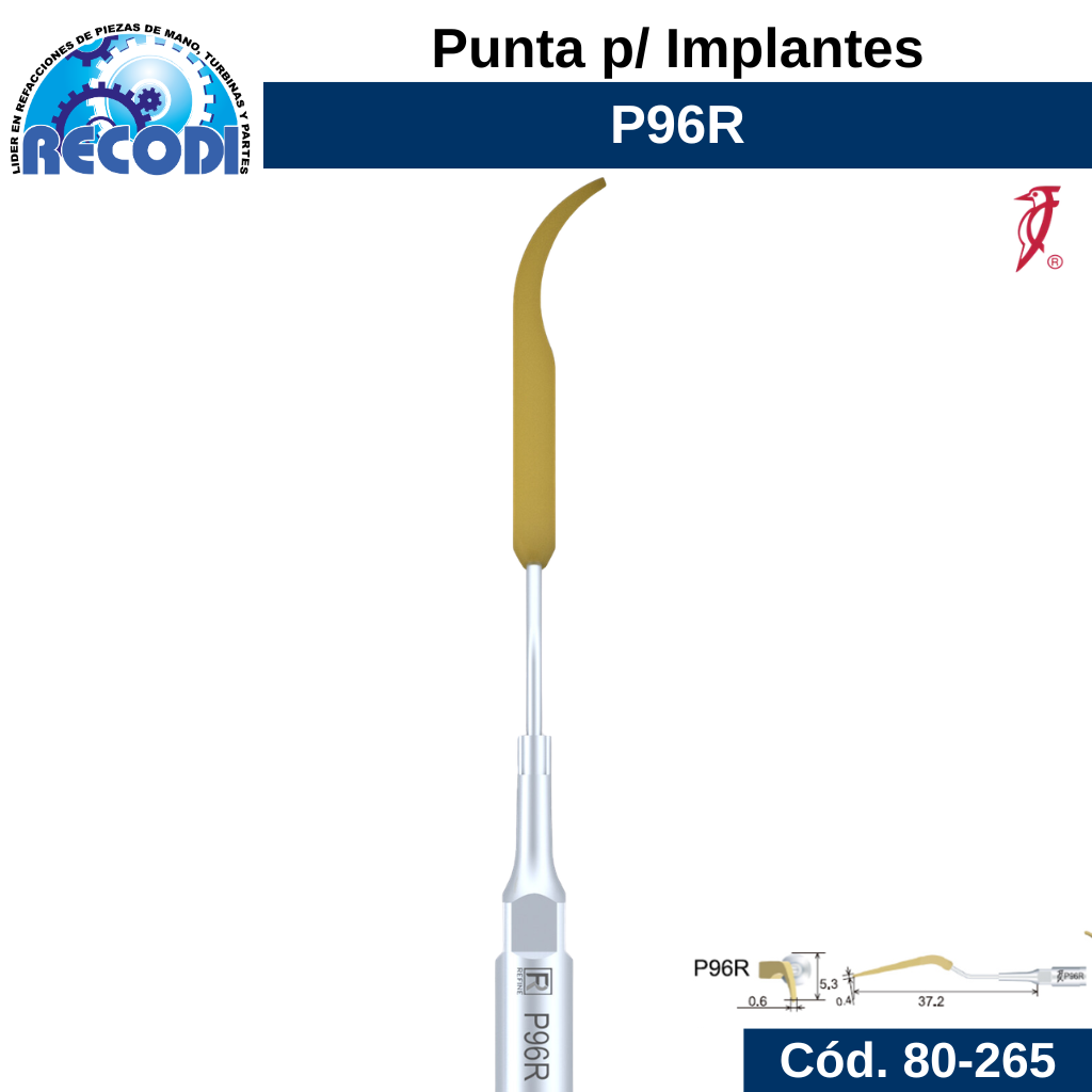 Punta Implantes P96R