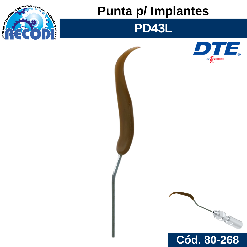 Punta Implantes PD43L