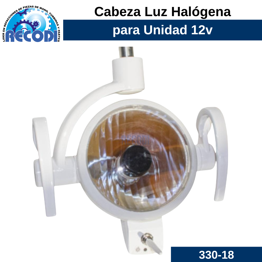Cabeza oval p/ unidad dental