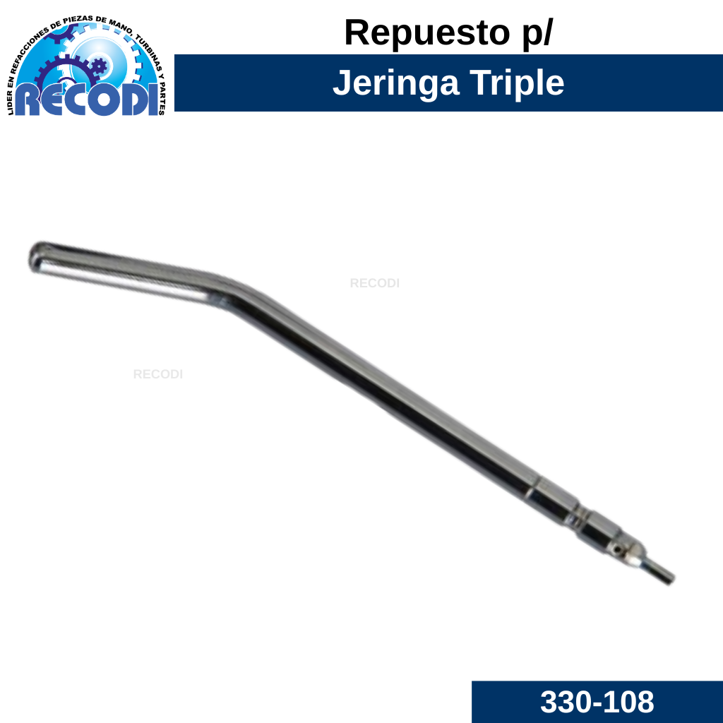 Repuesto p/ jeringa triple