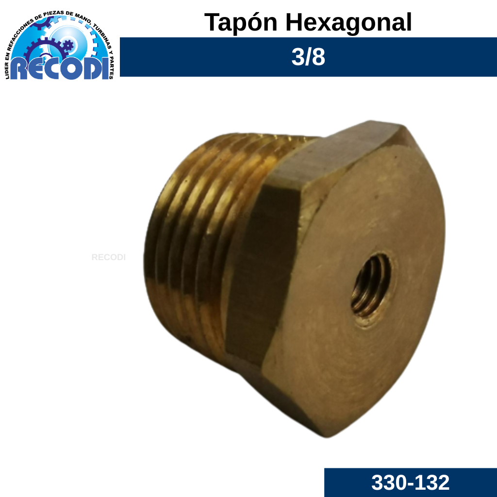 Buje reductor hex 3/8