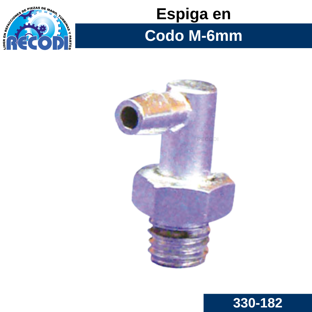 Codo metálico 1/4