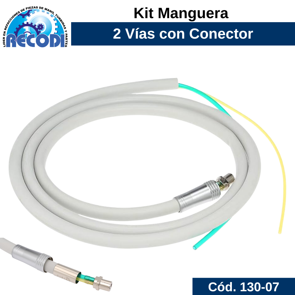 Manguera c/ conector 2 vías eco.