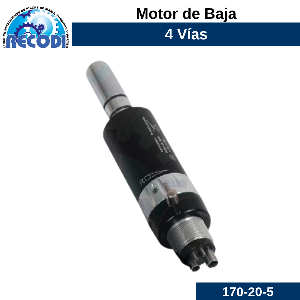 Motor tipo E negro