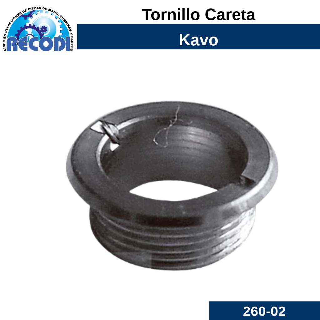 Tornillo careta kavo