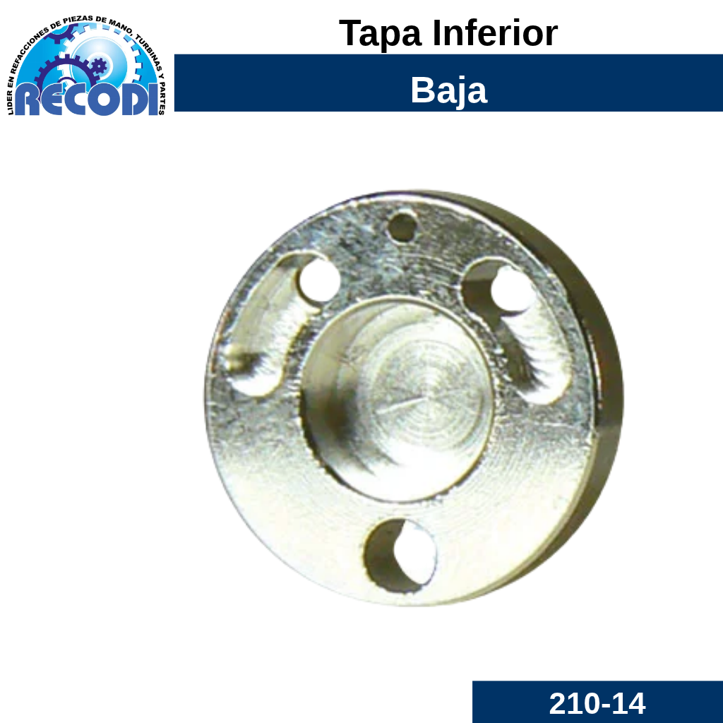 Tapa inferior p/ baja