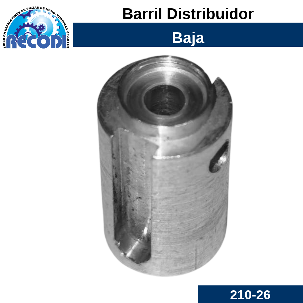 Barril distribuidor p/ baja