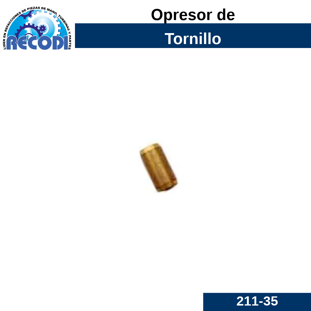 Opresor tornillo
